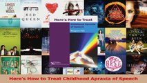 PDF Download  Heres How to Treat Childhood Apraxia of Speech Read Full Ebook
