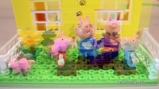 Peppa Pig Mega Blocks Construction Set Compilation Peppa Pig Toys English 2015 | TheChildh