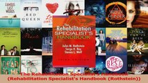 PDF Download  The Rehabilitation Specialists Handbook Rehabilitation Specialists Handbook PDF Online