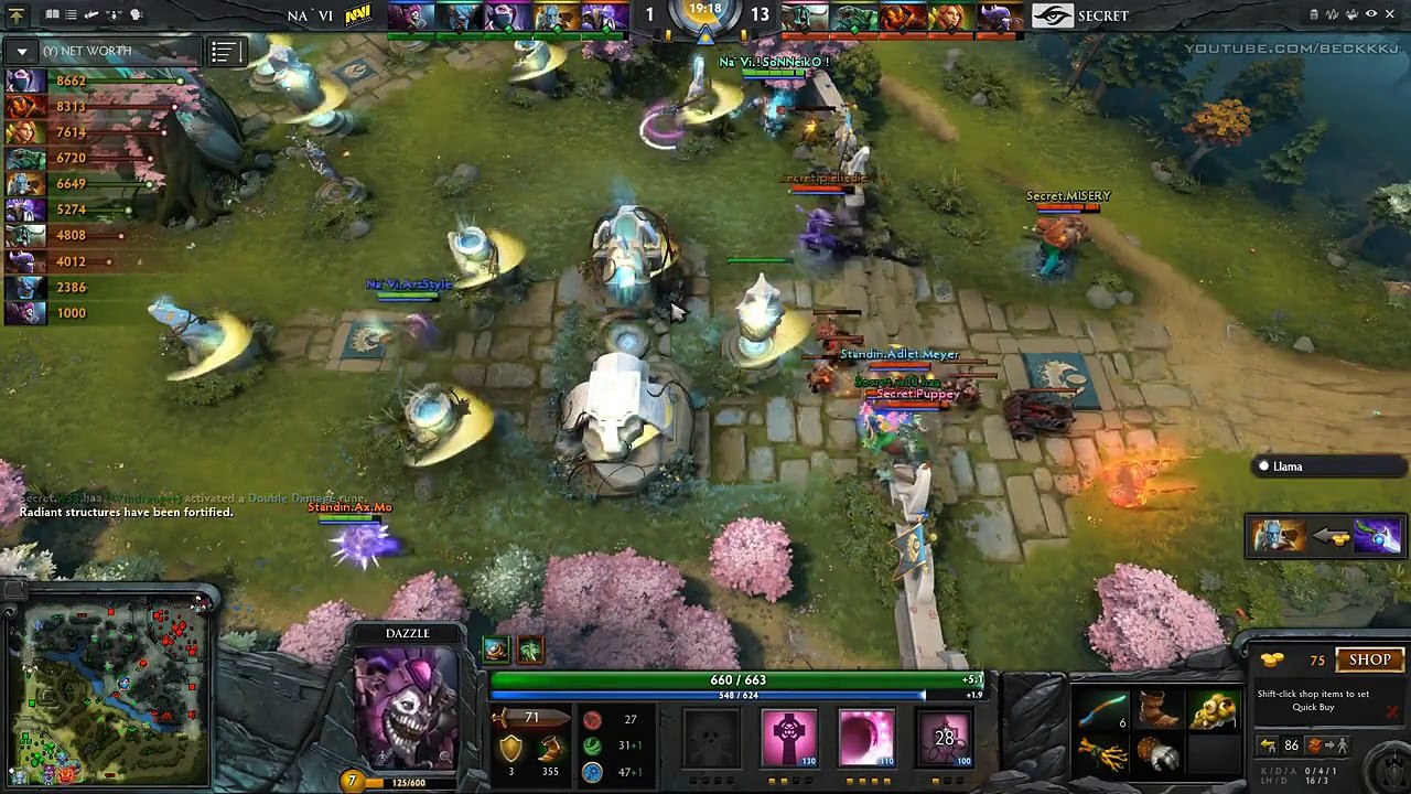 Na`Vi vs Team Secret game 3 Starladder Dota 2