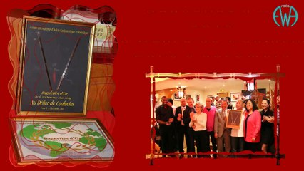 Baguettes d'or 2015 M. Xue restaurant Au Palais de Confucius Paris le 8 décembre