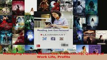 Read  Managing Human Resources Productivity Quality of Work Life Profits Ebook Free