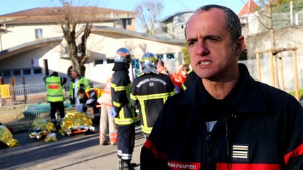 Romans : une centaine de pompiers mobilisée pour un exercice grandeur nature