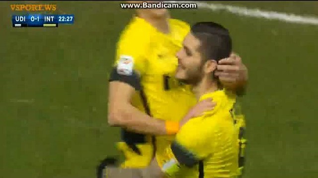 Mauro Icardi Amazing Goal Udineze 0-1 Inter Milan Seria A