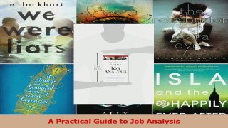 Read  A Practical Guide to Job Analysis Ebook Free