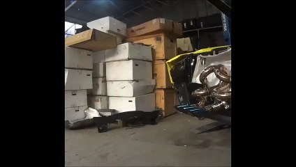 Lamborghini Aventador LP720 50° Anniversario w_ Fi Exhaust spits long FIRE!