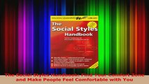 Read  The Social Styles Handbook Find Your Comfort Zone and Make People Feel Comfortable with PDF Free