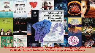 Manual of Small Animal Diagnostic Imaging BSAVA British Small Animal Veterinary PDF