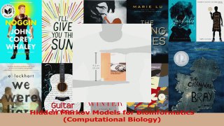 PDF Download  Hidden Markov Models for Bioinformatics Computational Biology PDF Online