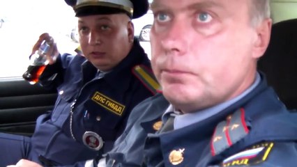 ГАИшник так испугался, что потерял дар речи!