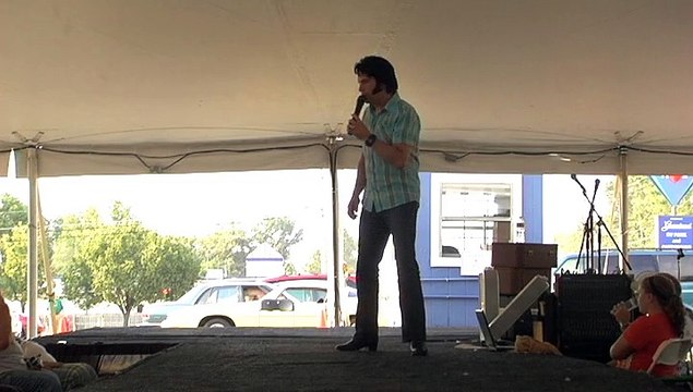 Elias Jamhour sings 'Steamroller Blues' Elvis Week 2011