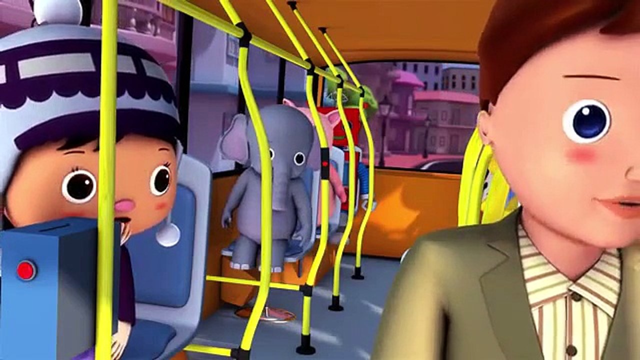 Wheels On The Bus _ Part 5 _ Nursery Rhymes _ HD Version