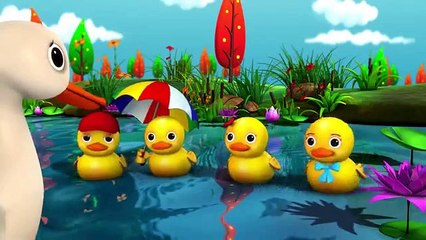 Five Little Ducks _ Nursery Rhymes _ HD Version
