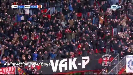 Hakim Ziyech Goal - Twente 2-1 Graafschap - 12-12-2015