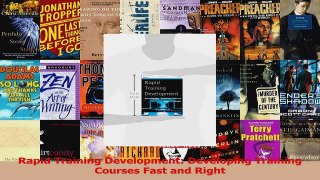 Read  Rapid Training Development Developing Training Courses Fast and Right Ebook Free