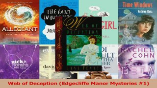 PDF Download  Web of Deception Edgecliffe Manor Mysteries 1 PDF Online