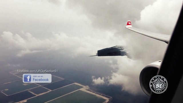 Massive UFO over Germany filmed from Airplane - Dec 2015 !!!