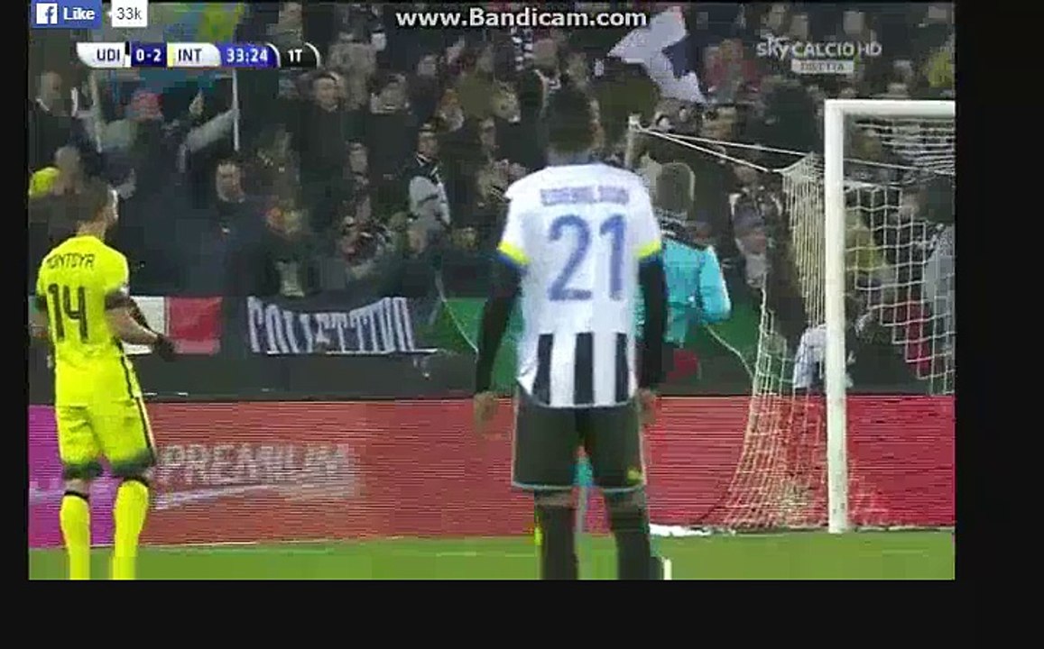 Maoro Icardi Super Goal Udinese 0-3 Inter 12-12-2015