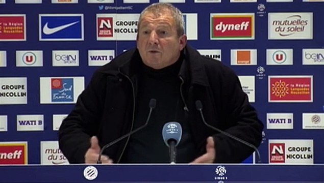 Rolland Courbis après MHSC 2-1 EAG