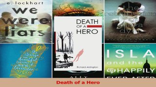 Read  Death of a Hero PDF Free
