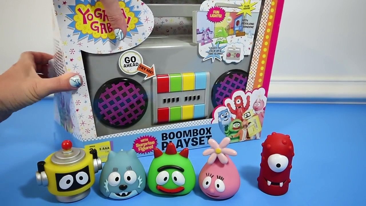 Yo Gabba Gabba Boombox Playset Play-Doh Surprise Eggs - itsplaytime612