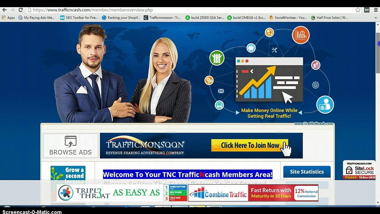 TrafficNCash Review Strategy Proof Presentation Video Case #1 - My Honest Traffic N Cash Review