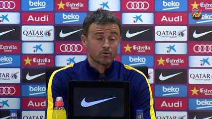 Luis Enrique: “El tridente es el mejor de la historia del fútbol”