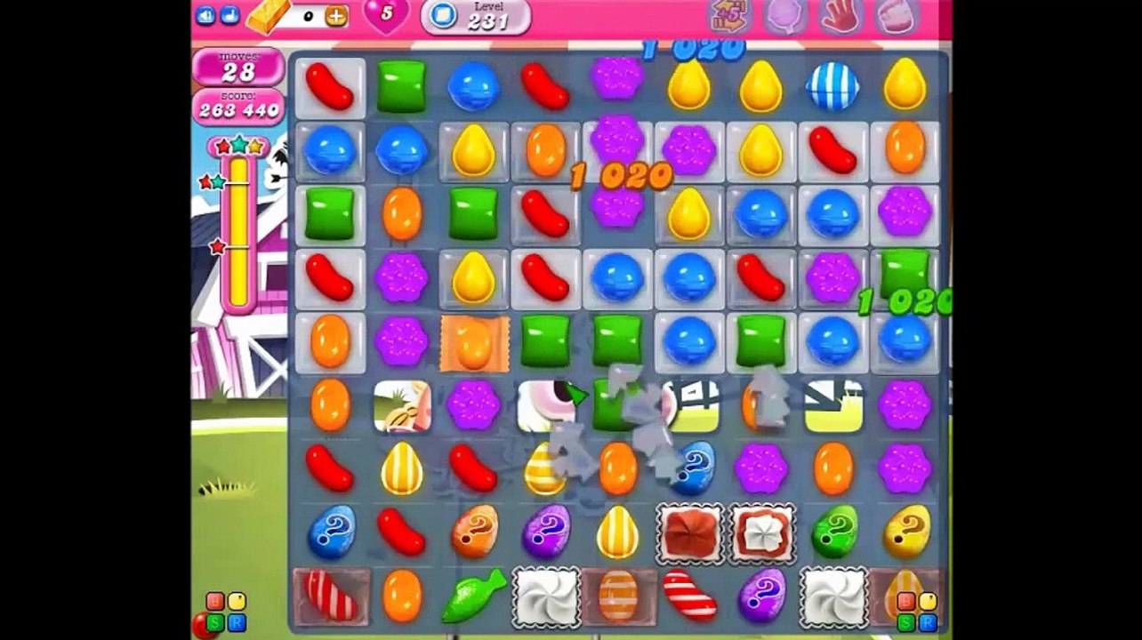 Candy Crush Saga Level 231