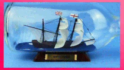 Best buy Handcrafted Nautical Decor  Handcrafted Nautical Decor Mayflower Ship in a Bottle 9