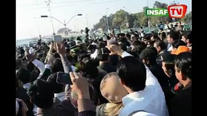 Imran Khan with the public of Peshawar without any security