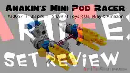 Anakin's PODRACER 30057 Lego Star Wars Animated Building Review