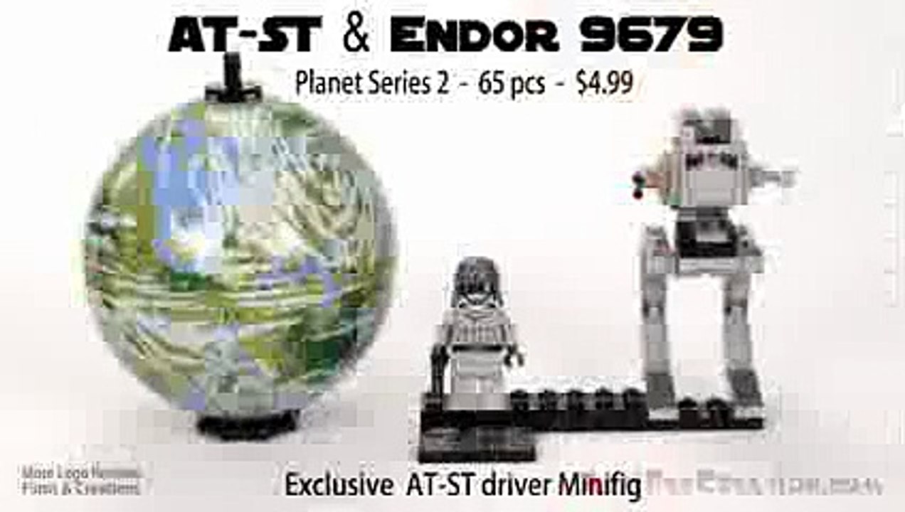 AT-ST & ENDOR Planet 9679 Lego Star Wars Animated Building Review