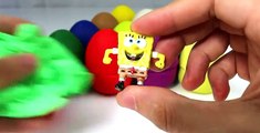 LEARN COLORS for Children w/ Play Doh Surprise Eggs Donald Duck Toy Story Spiderman Disney Cars Toys