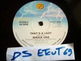 SHOCK USA THAT'S A LADY(RIP ETCUT)FANTASY REC 82