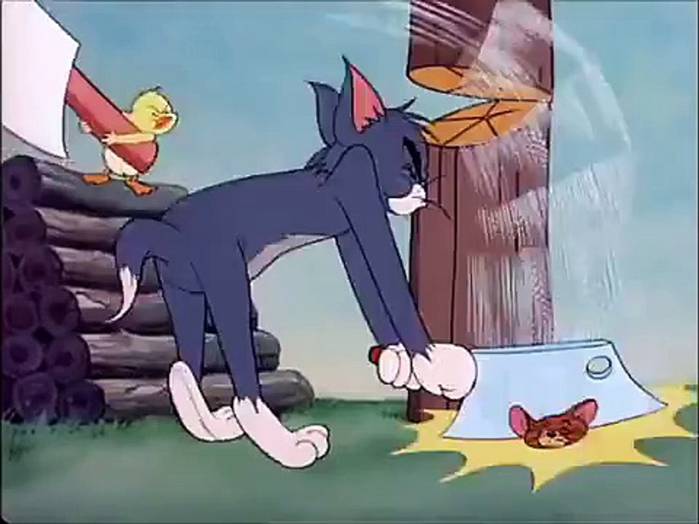 Том и Джерри дерутся