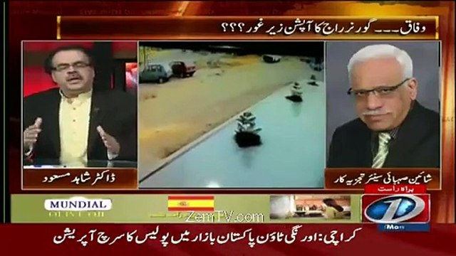 All Will Face Loss If Karachi Operation Stops:- Shaheen Sehbai