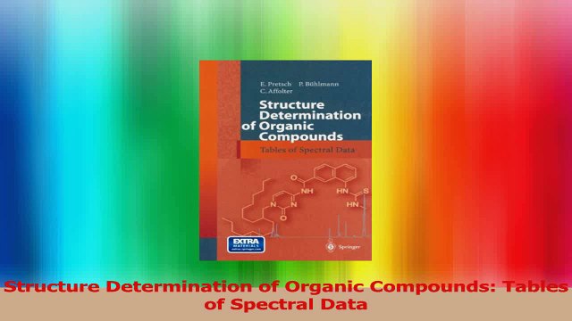 Structure Determination of Organic Compounds Tables of Spectral Data PDF