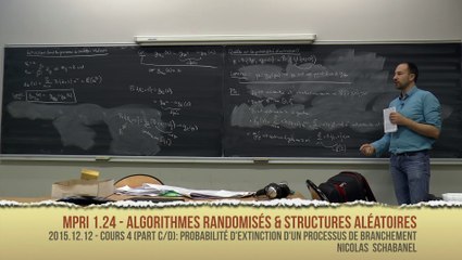 [MPRI 2015] 1.24-4C Algorithmes randomisés et Structures aléatoires (Cours 4 Partie C/D)