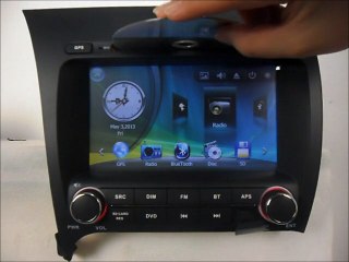 Download Video: Kia Forte Car Audio System DVD GPS Navigation Bluetooth