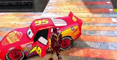 Disney CARS meets IRON MAN Lightning MCQUEEN! RED Color Custom Pixar Cars