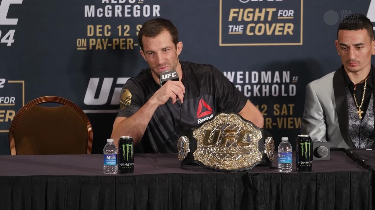 UFC 194 Luke Rockhold Post-Fight Presser Highlight