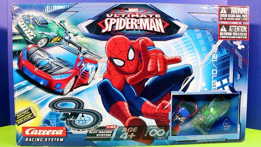 spider man race car track