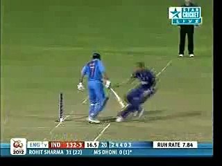 Dhoni and Broad funny in t20 WC 2012