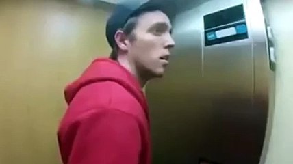 Scary elevator prank goes wrong - YouTube
