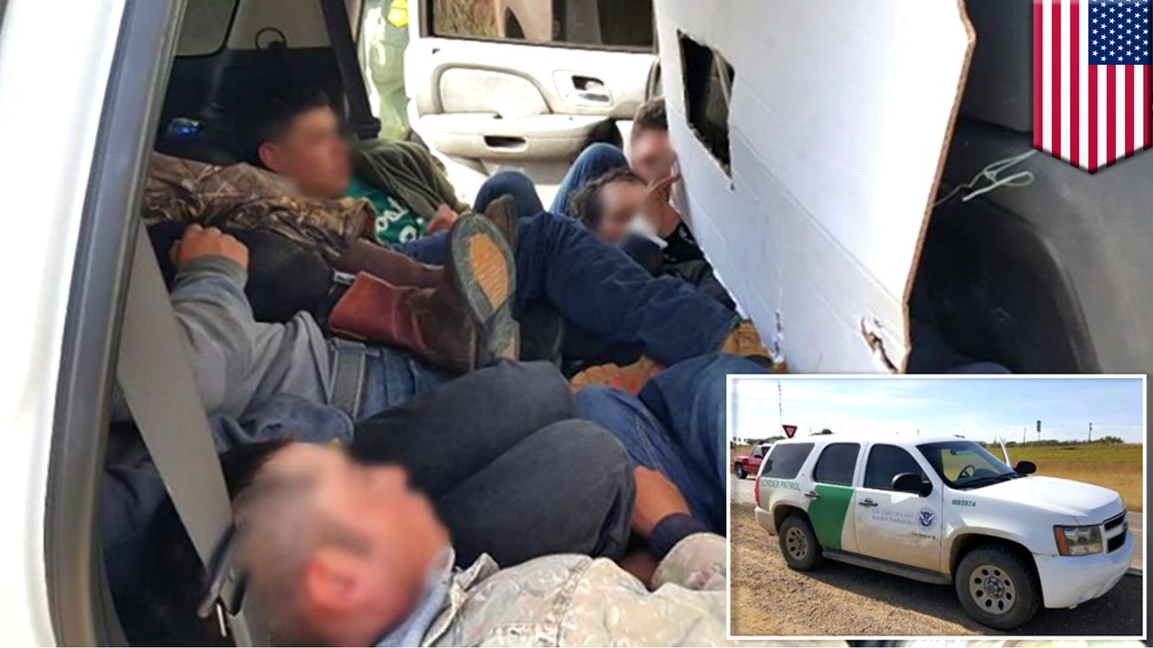 Fake 'US border patrol' SUV busted bringing 12 undocumented migrants into Texas