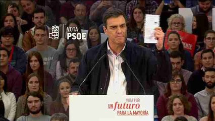 Sánchez: "En lo único que no ha recortado el PP ha sido en corrupción"