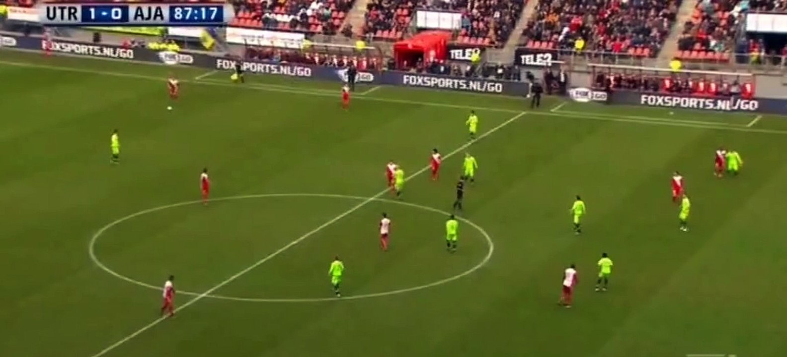Yassine Ayoub Goal - Utrecht 1 - 0 Ajax - 13/12/2015
