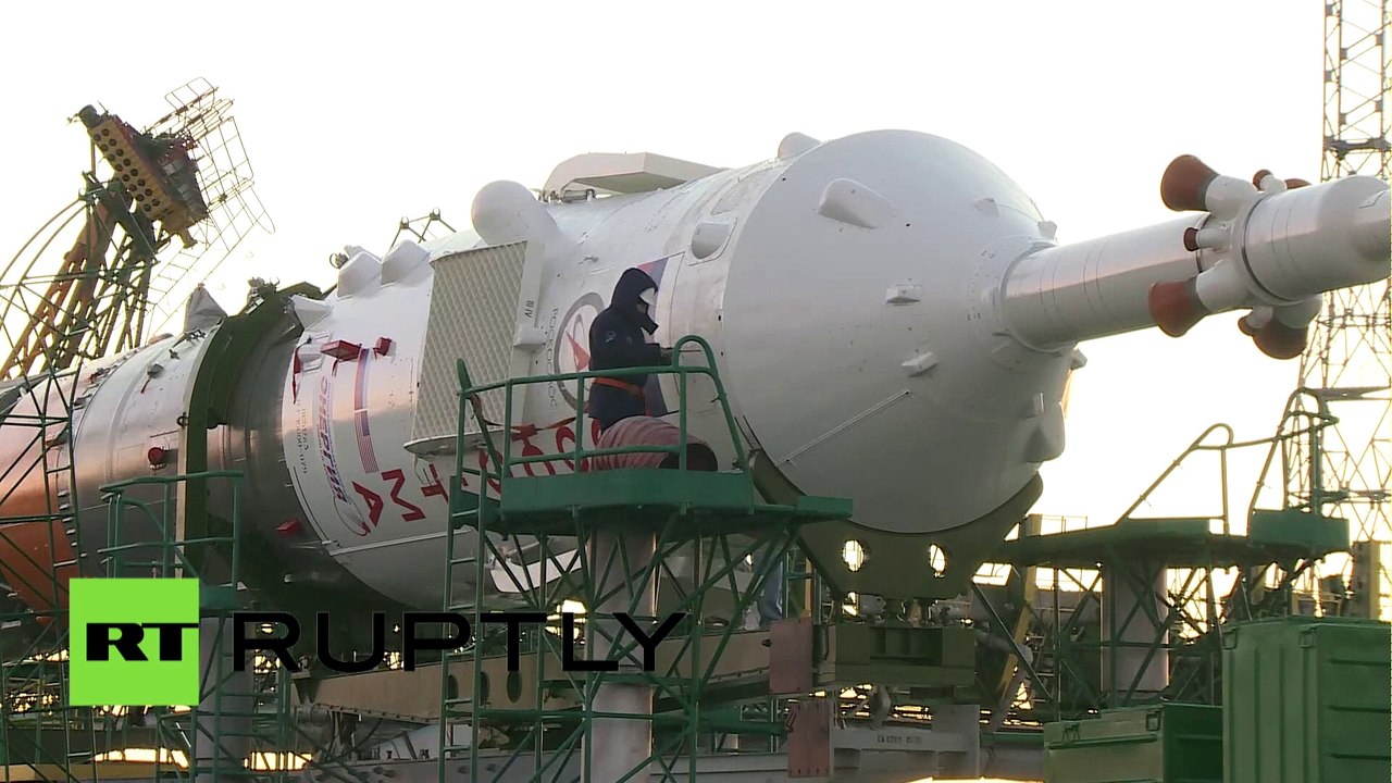 Derniers préparatifs avant le départ d’un vol habité de Soyouz pour l’ISS