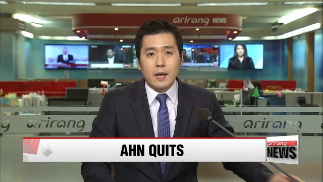 Former opposition leader Ahn Cheol-soo quits party