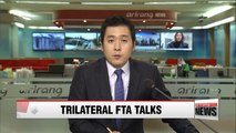 Korea, China Japan to begin 9th round of trilateral FTA talks on Monday